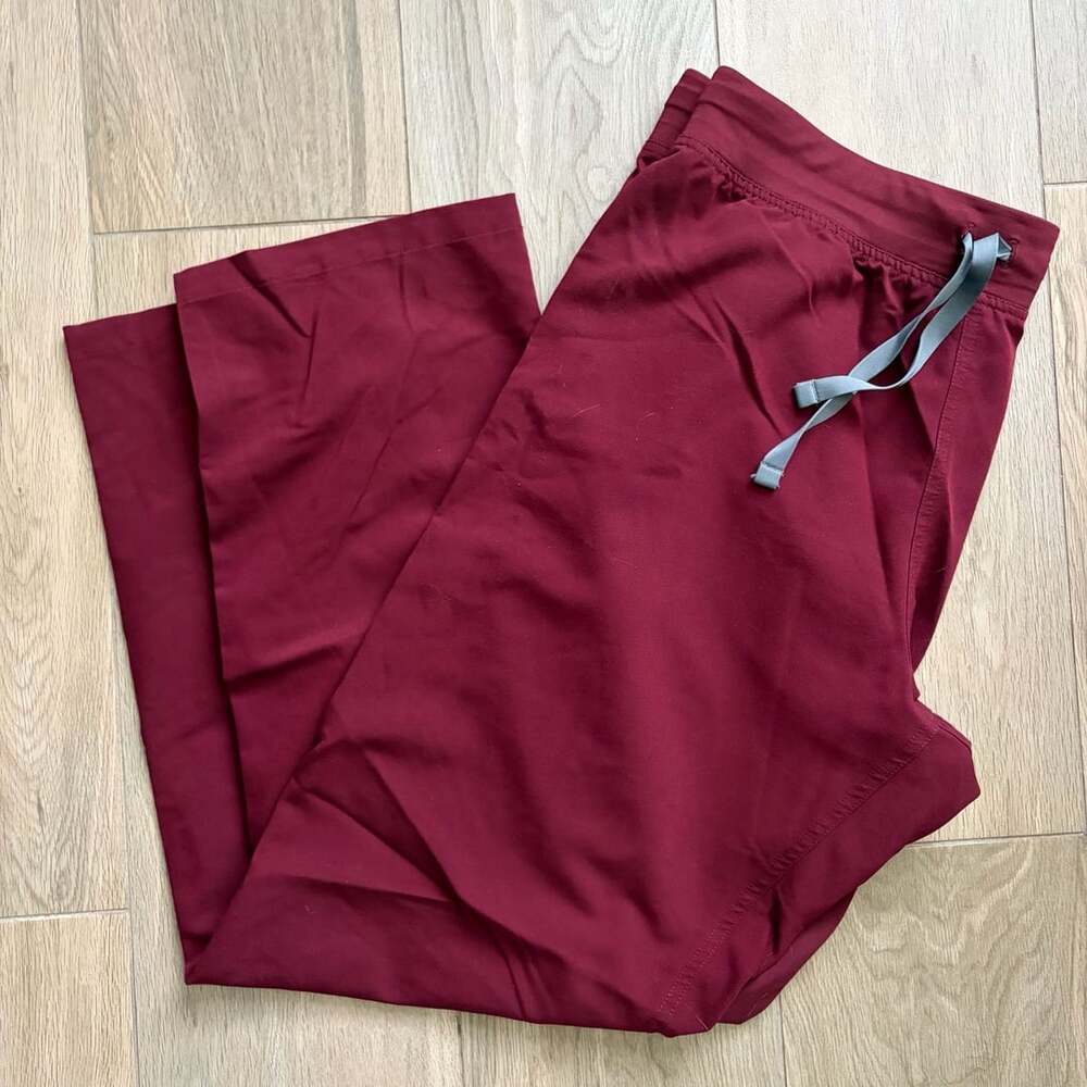 FIGS Technical Collection Burgundy Scrub Pants XL